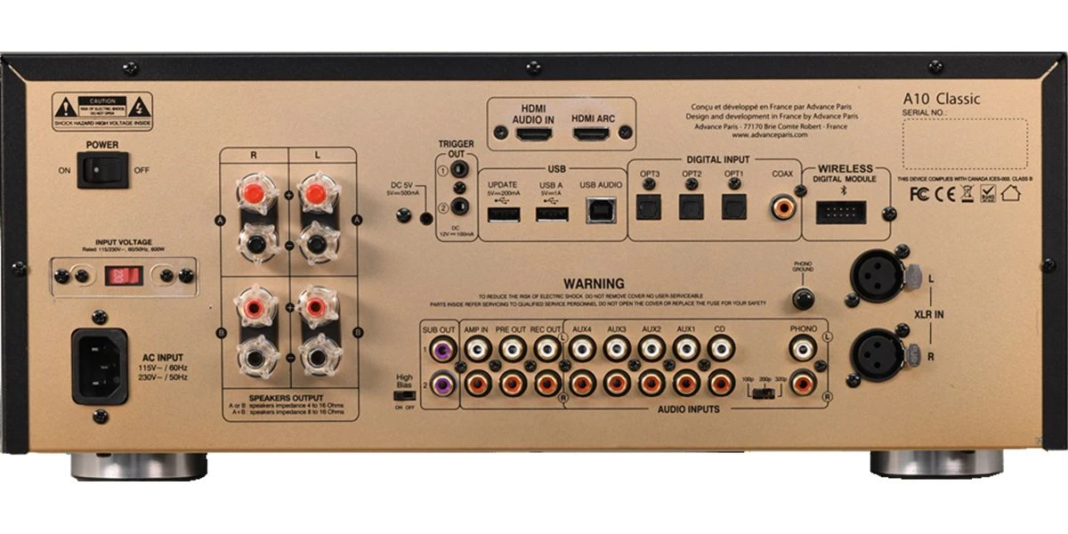 Amplificateurs Intégrés Advance Acoustic A10 Classic 6 Amplificateurs Intégrés Advance Acoustic A10 Classic – Image 4