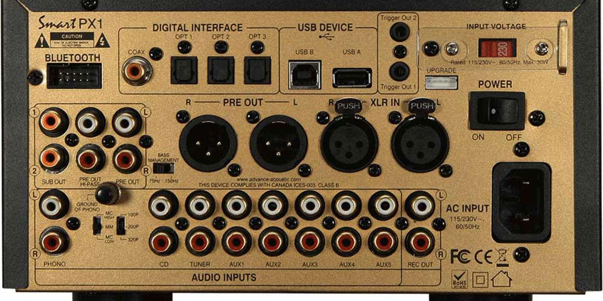 Préamplificateurs Advance Acoustic Smart Px1 Noir 4 Préamplificateurs Advance Acoustic Smart Px1 Noir – Image 2