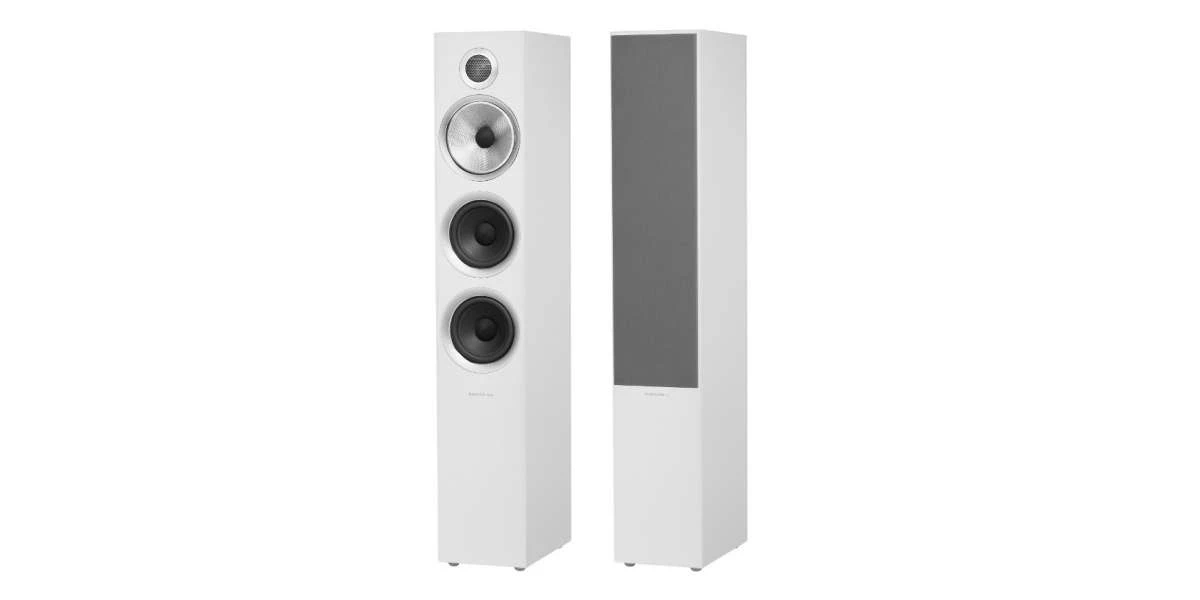 Enceintes Colonnes B&W 704 S2 Blanc Satin - Prix Unitaire - Stock B 3 Enceintes Colonnes B&W 704 S2 Blanc Satin - Prix Unitaire - Stock B