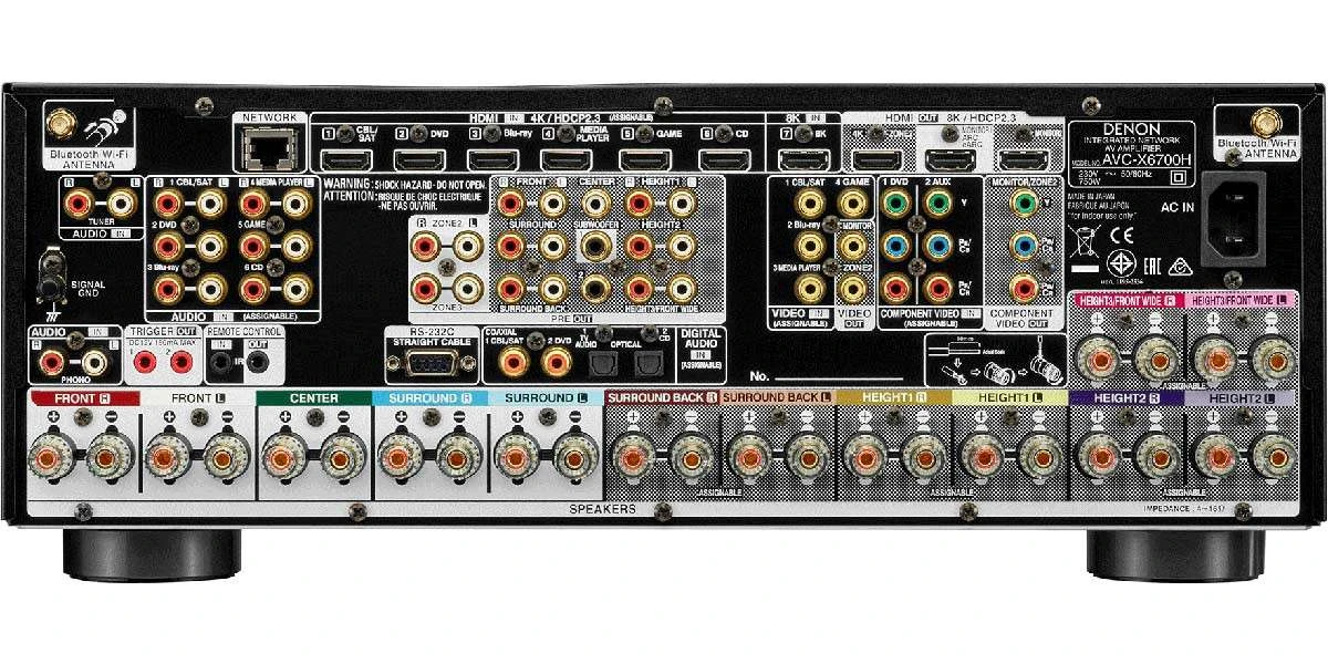 Amplificateurs Home Cinéma Denon Avc-x6700h Silver 5 Amplificateurs Home Cinéma Denon Avc-x6700h Silver – Image 3