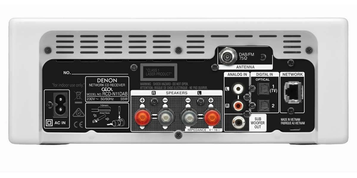 Chaînes Compactes Denon Ceol N11dab Noir 4 Chaînes Compactes Denon Ceol N11dab Noir – Image 2