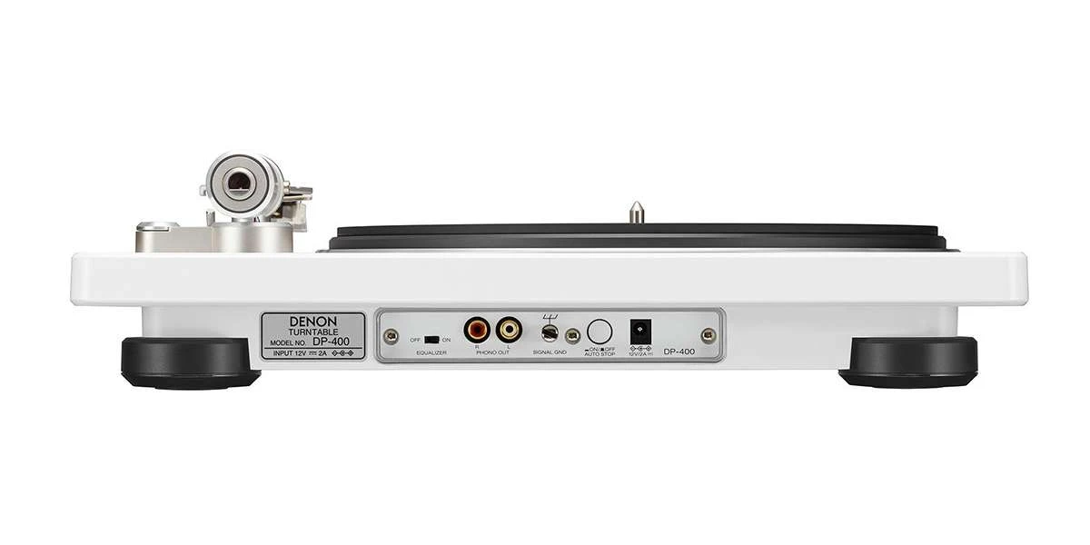 Platines Vinyles Denon Dp-400 Blanc 5 Platines Vinyles Denon Dp-400 Blanc – Image 3