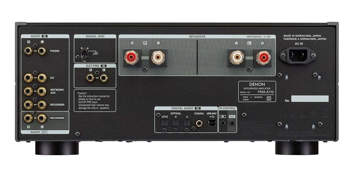 Amplificateurs Intégrés Denon Pma-a110 Graphite-argent 6 Amplificateurs Intégrés Denon Pma-a110 Graphite-argent – Image 4