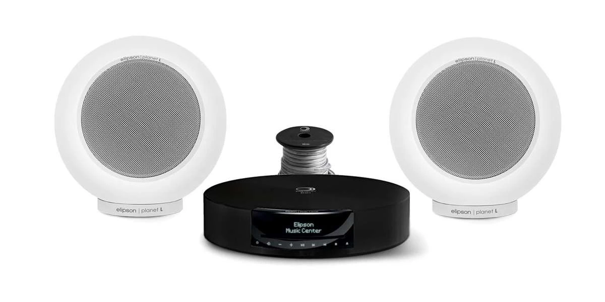 Compositions Hi-fi Elipson Pack Music Center Bt Hd + Chromecast + Planet L 2.0 Mercury Ice + Câble Hp 10m 3 Compositions Hi-fi Elipson Pack Music Center Bt Hd + Chromecast + Planet L 2.0 Mercury Ice + Câble Hp 10m