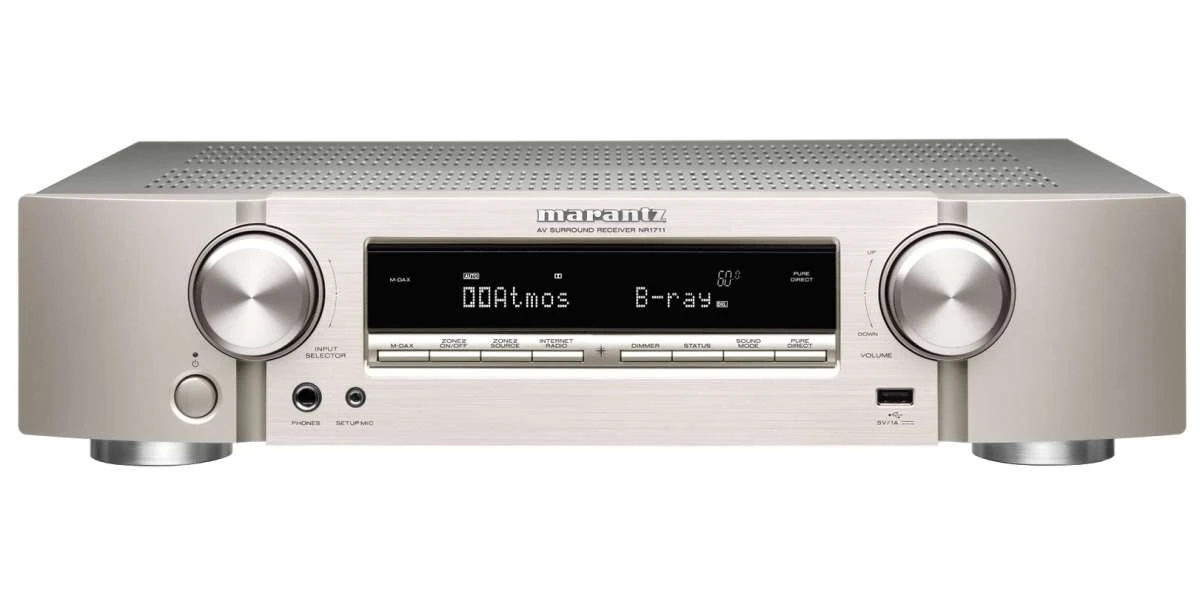 Amplificateurs Home Cinéma Marantz Nr1711 Argent Or 3 Amplificateurs Home Cinéma Marantz Nr1711 Argent Or