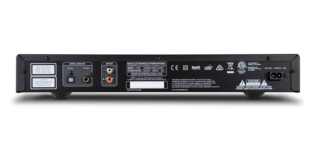 Lecteurs CD Nad C538 Graphite 4 Lecteurs CD Nad C538 Graphite – Image 2