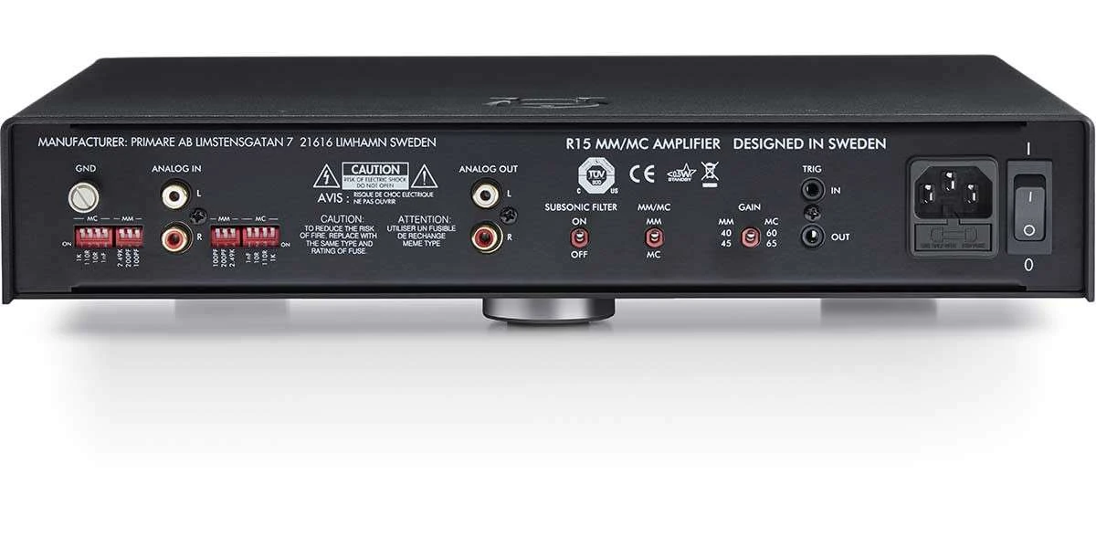 Préamplificateurs Phono Primare R15 Phono Noir 5 Préamplificateurs Phono Primare R15 Phono Noir – Image 3
