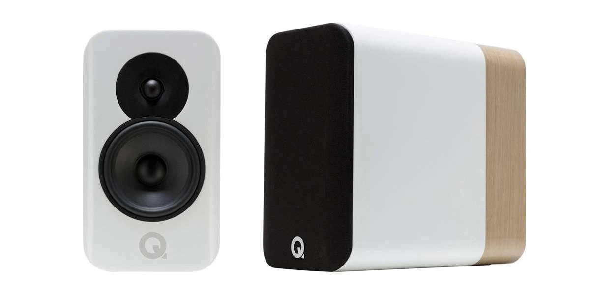 Enceintes Bibliothèques Q Acoustics Concept 300 White Oak - Prix Unitaire 3 Enceintes Bibliothèques Q Acoustics Concept 300 White Oak - Prix Unitaire