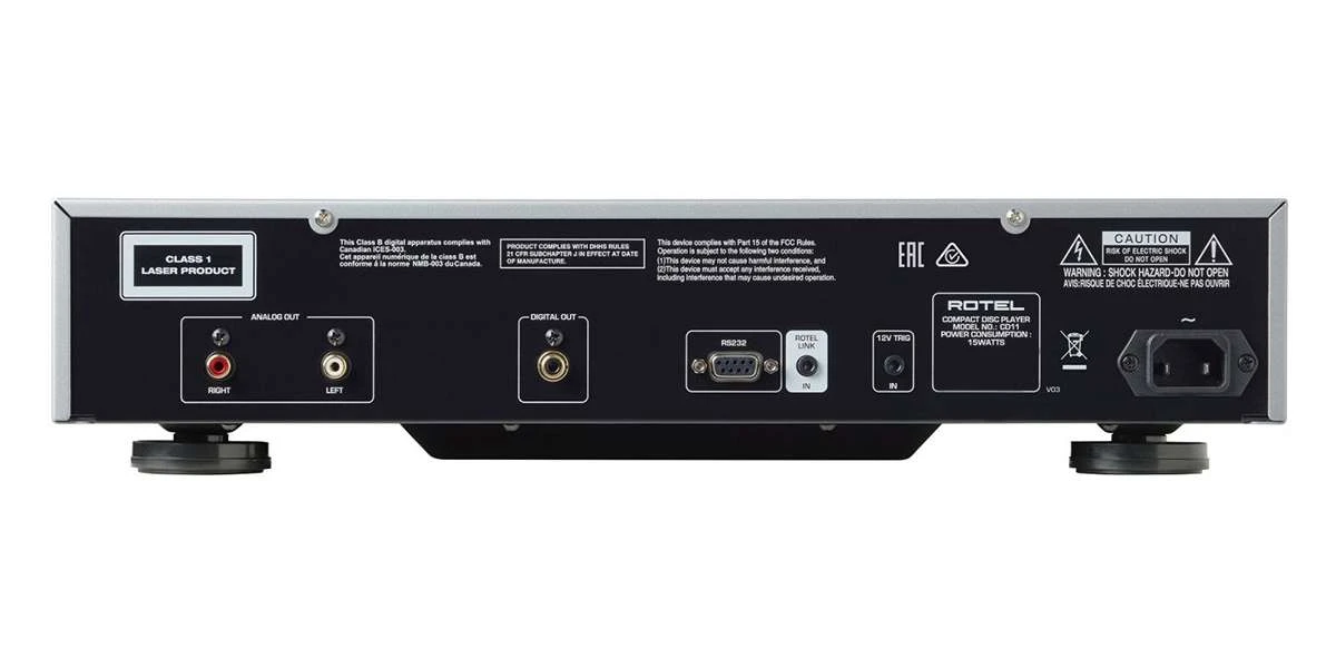 Lecteurs CD Rotel Cd11 Tribute Edition Silver 4 Lecteurs CD Rotel Cd11 Tribute Edition Silver – Image 2