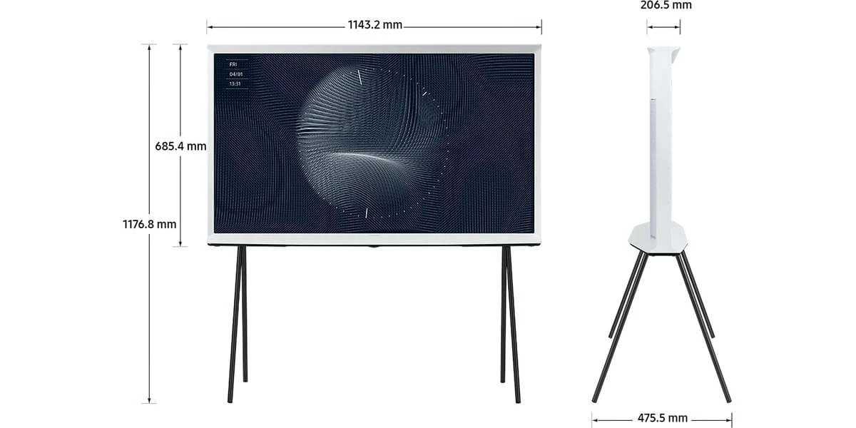 Téléviseurs Samsung The Serif Blanc Qled 50" 2022 12 Téléviseurs Samsung The Serif Blanc Qled 50" 2022 – Image 10