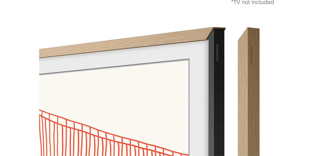 Accessoires Samsung Cadre The Frame 50'' 2021 Couleur Teck 3 Accessoires Samsung Cadre The Frame 50'' 2021 Couleur Teck