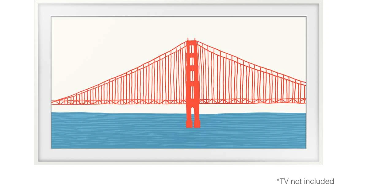 Accessoires Samsung Cadre The Frame 75'' 2021 Couleur Blanc Moderne 4 Accessoires Samsung Cadre The Frame 75'' 2021 Couleur Blanc Moderne – Image 2