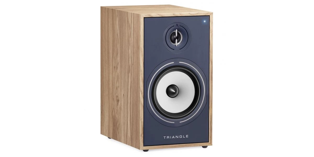 Enceintes Bibliothèques Triangle Borea Active Br03 Bt Chêne Clair Bleu - La Paire 4 Enceintes Bibliothèques Triangle Borea Active Br03 Bt Chêne Clair Bleu - La Paire – Image 2