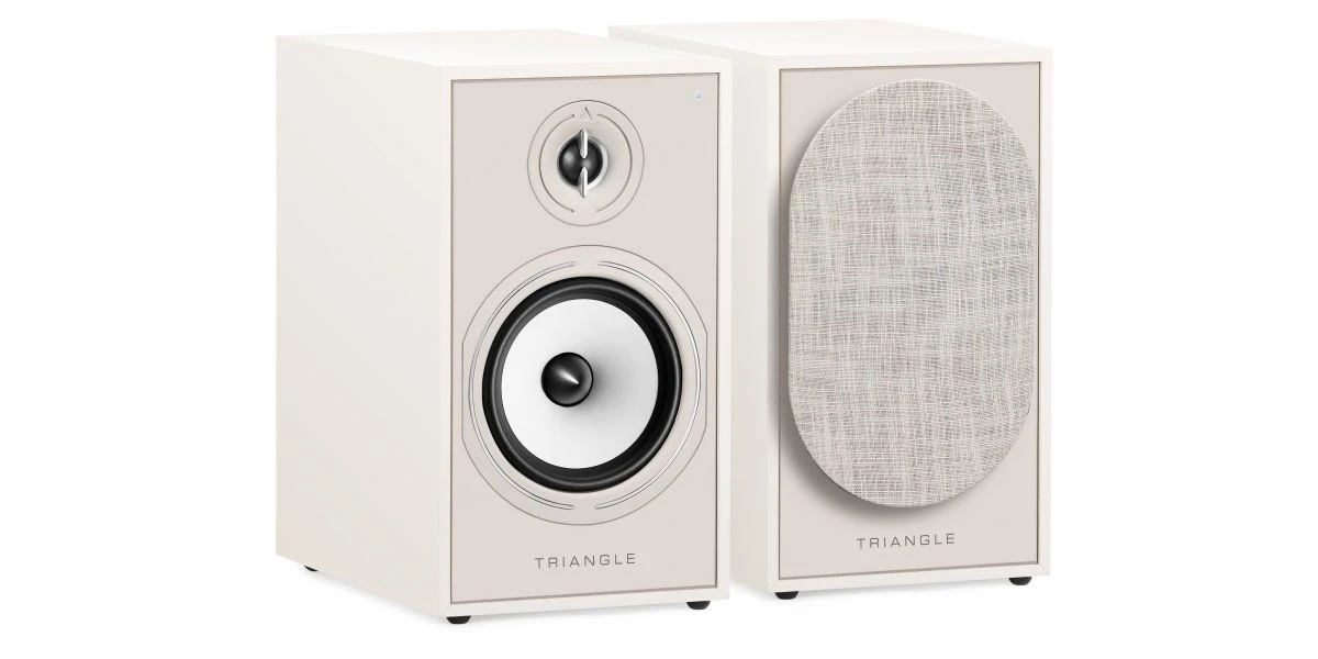 Enceintes Bibliothèques Triangle Borea Active Br03 Bt Crème - La Paire 3 Enceintes Bibliothèques Triangle Borea Active Br03 Bt Crème - La Paire