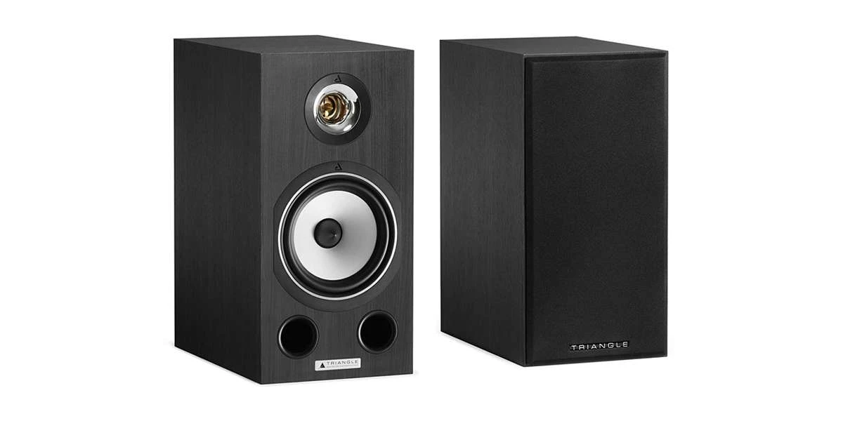 Enceintes Bibliothèques Triangle Comète Ez Black Ash - La Paire 3 Enceintes Bibliothèques Triangle Comète Ez Black Ash - La Paire